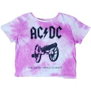 💎156 AC/DC For Those About To Rock Cropped Tee